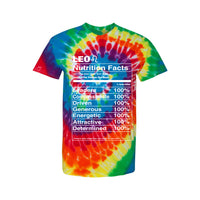Load image into Gallery viewer, Leo Nutrition Label - Tie-Dyed T-Shirt
