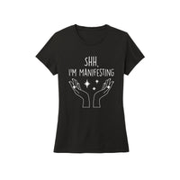 Load image into Gallery viewer, Shh, I&#39;m Manifesting - Womens T-Shirt
