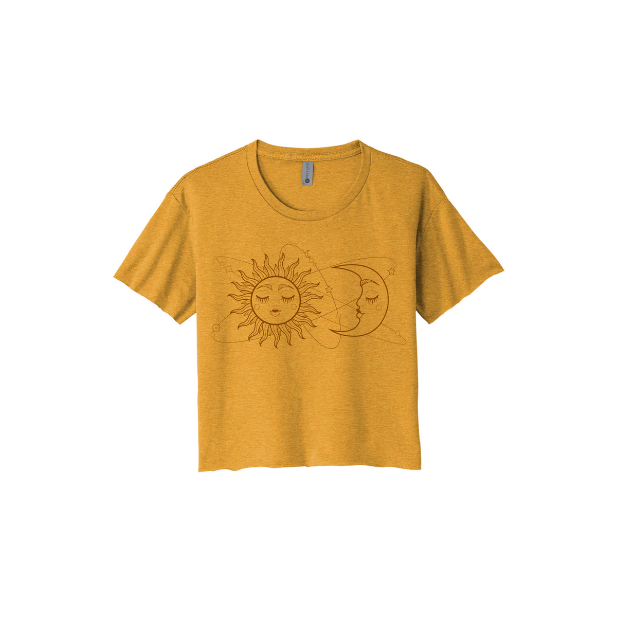 Celestial Sun & Moon - Crop Top